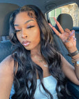 VRBest Glueless 4x1/13x4x1/13x6x1 T Part Lace Wigs Body Wave Human Hair Wigs