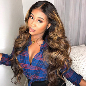 honey blonde wig