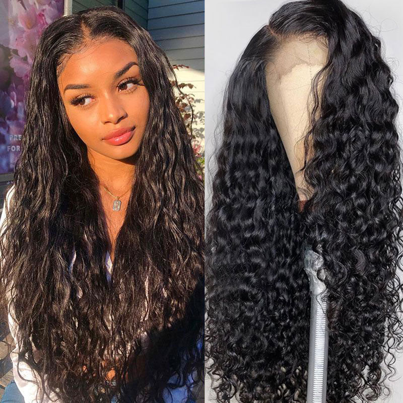 VRBest 4x4/5x5/13x4/13x6 Lace Front Wigs Human Hair Water Wave Wigs