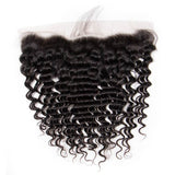 VRBest Brazilian Deep Wave Virgin Hair 3 Bundles With 13x4 Lace Frontal Closure