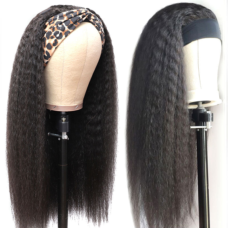 VRBest Kinky Straight Human Hair Wigs