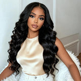 VRBest Brazilian Virgin Hair Body Wave 3 Bundles With 4x4 Lace Closure