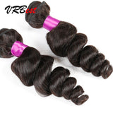 VRBest 100% Unprocessed Brazilian Virgin Hair Loose Wave 3 Bundles