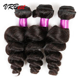 VRBest 100% Unprocessed Brazilian Virgin Hair Loose Wave 3 Bundles