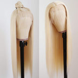 613 Blonde Straight Human Hair Wigs