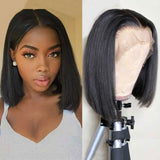 VRBest Straight Lace Front Bob Wigs Human Hair Wigs For Women