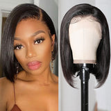 VRBest Straight Short Bob Wigs Human Hair