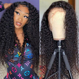 VRBest Skin Melted 13x4 Lace Front Wigs Curly Human Hair Wigs