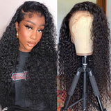 VRBest Undetectable 13x4 Lace Front Wigs Curly Human Hair Wigs