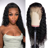 VRBest Affordable 13x4 Lace Front Wigs Deep Wave Human Hair Wigs