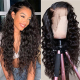 VRBest Shiny 13x4 Lace Front Wigs Loose Deep Wave Human Hair Wigs