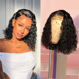 Wet And Wavy Short Lace Front Wigs