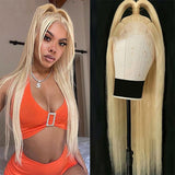 VRBest 613 Blonde 13x6 Lace Front Wigs Straight Human Hair Wigs