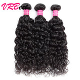 VRBest Indian Virgin Hair Water Wave 3 Bundles 100% Unprocessed Human Hair