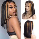 VRBest 1b/27 13x4 Lace Front Human Hair Wigs