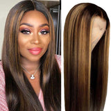 Human Hair Colored Lace Front Wigs