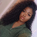 VRBest Brazilian Curly Virgin Human Hair 4 Bundles With 4x4 Lace Closure