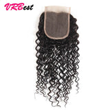 VRBest Curly Virgin Human Hair Closure 4x4 Lace Closure