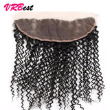 VRBest 13x4 Ear To Ear Lace Frontal Closure Brazilian Peruvian Curly Virgin Hair