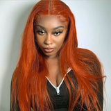 VRBest 350#Orange Human Hair Wigs