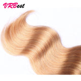 VRBest 8A 3 Bundles Ombre Indian Virgin Hair Body Wave  Human Hair T1B/4/27 T1B/27
