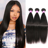 VRBest Brazilian Virgin Remy Human Hair Straight 3 Bundles