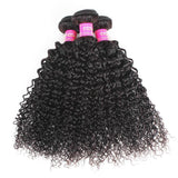 VRBest Indian Curly Virgin Hair 3 Bundles With 13x4 Lace Frontal Closure