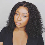 VRBest Guleless Curly Closure Wigs