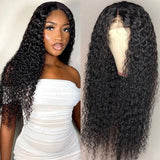 VRBest Affordable 4x4 Lace Closure Wigs Curly Human Hair Wigs