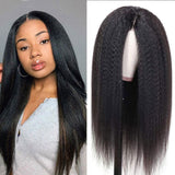 VRBest Affordable 4x4 Lace Closure Wigs Kinky Straight Human Hair Wigs