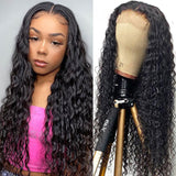 VRBest Fashion 4x4 Lace Closure Wigs Water Wave Human Hair Wigs