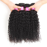 VRBest 4 Bundles Indian Jerry Curly Virgin Human Hair Weave