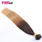 VRBest 8A 4 Bundles Ombre Malaysian Virgin Straight  Human Hair T1B/4/27 T1B/27