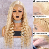 VRBest 613 Blonde Deep Wave Human Hair Wigs