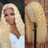 VRBest 613 Blonde Deep Wave Human Hair Wigs