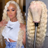 VRBest 613 Blonde Deep Wave Human Hair Wigs