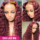 99J 13x4 Lace Front Human Hair Wigs