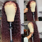 VRBest Burgundy Wet and Wavy Wigs