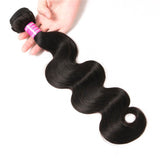 VRBest Brazilian Virgin Hair Body Wave 4 Bundles With 4x4 Lace Closure