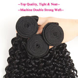 VRBest Malaysian Curly Virgin Hair 4 Bundles With 4x4 Lace Closure