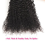 VRBest Malaysian Curly Virgin Hair 4 Bundles With 4x4 Lace Closure