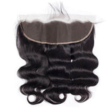 VRBest 3 Pieces Brazilian Virgin Hair Body Wave Bundles With 13x4 Lace Frontal Closure
