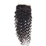 VRBest Curly Virgin Human Hair Closure 4x4 Lace Closure