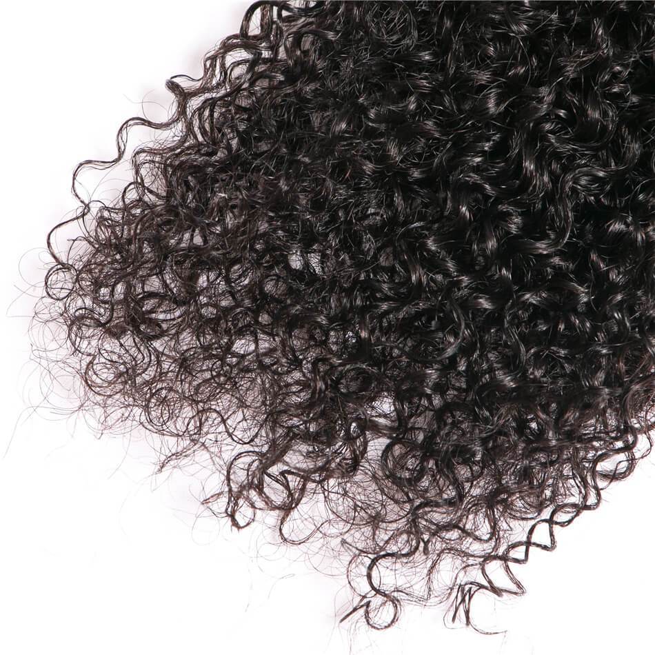 VRBest 4 Bundles Malaysian Jerry Curly Virgin Human Hair Weave
