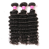 VRBest Peruvian Deep Wave Virgin Human Hair Bundles 3 Pieces