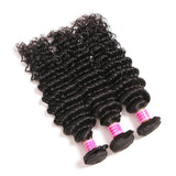 VRBest Malaysian Deep Wave Virgin Human Hair 3 Bundles