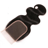 VRBest Malaysian Virgin Human Hair Body Wave 4 Bundles With 4x4 Lace Closure