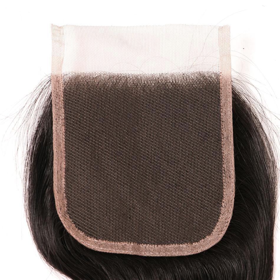 VRBest Malaysian Virgin Human Hair Body Wave 4 Bundles With 4x4 Lace Closure