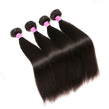 VRBest Malaysian Virgin Hair Straight 4 Bundles Human Hair Extensions