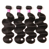 VRBest Indian Virgin Body Wave 4 Bundles Unprocessed Human Hair